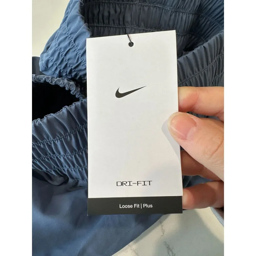 NWT Nike Dri-Fit Ultra High Waisted Brief Lined Training Shorts Blue Size 1X - Picture 5 of 9